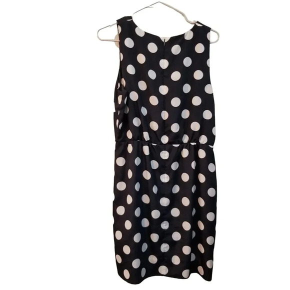 J.Crew Womens Mini Dress Size 10 Multicolor Polka Dot Swing Lightweig Sleeveless - Picture 2 of 9